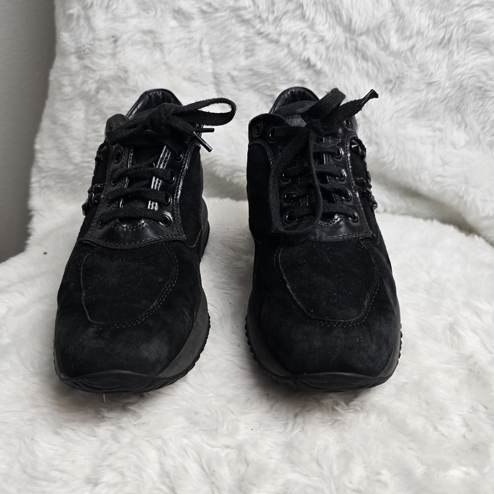 Hogan Interactive Suede Sneakers Stone Details - image 3